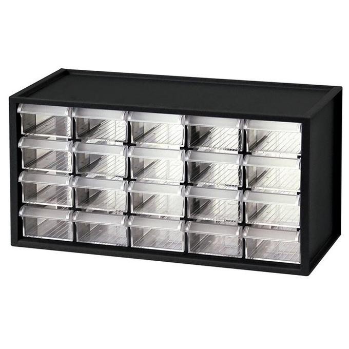 

Ready Lemari Barang Kecil A9-520 Shuter Small Parts Cabinet Hitam Pengiriman Cepat