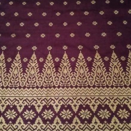 Naenggo Kain Songket Melayu Riau Tenun Siak Kain Sarung Bapak Kain Samping