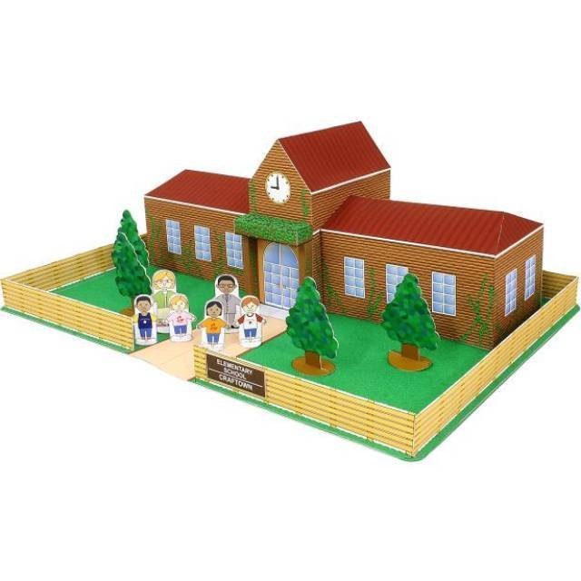 Papercraft Diorama Gedung Sekolah