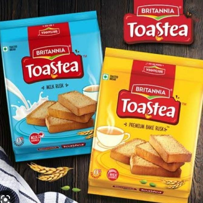 

Toastea Rusk Britannia / Roti Bagelen Gandum India / Wheat Biscuit GT