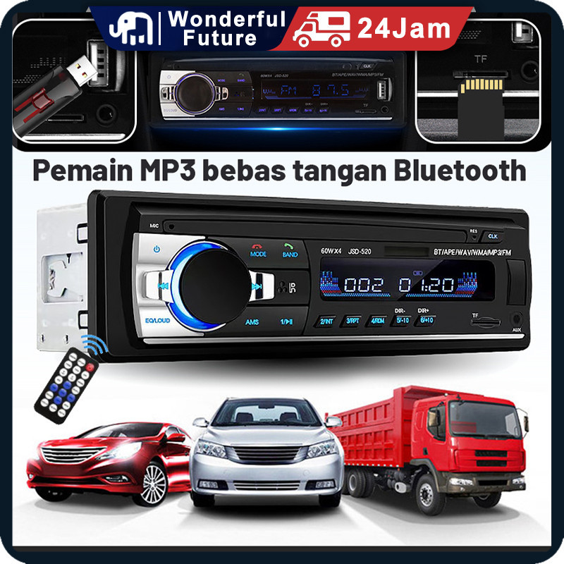 [ONLINE EXCLUSIVE] Tape mobil bluetooth/Audio car/Tape Audio Radio Mobil Multifungsi Bluetooth USB