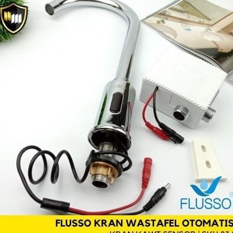 Flusso Kran Kawt Sensor Flusso Kran Angsa Wastafel Sensor Otomatis