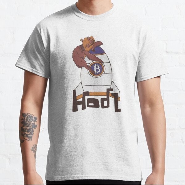 Baju Kaos Bitcoin Sloth Hodl