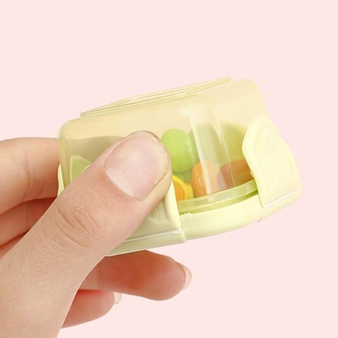 SET WADAH MINI WADAH PENYIMPANAN MAKANAN PLASTIK BENING TAHAN LAMA