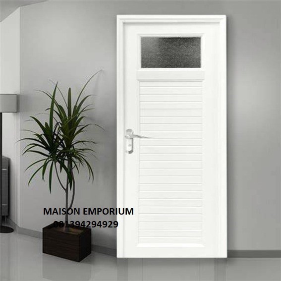 New PINTU KAMAR MANDI KACA ATAS ICEPOL UPVC + GAGANG / PINTU KAMAR MANDI