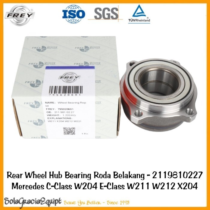 Rear Bearing Laher Roda Belakang Mercedes W204 W211 W212 - 2119810227