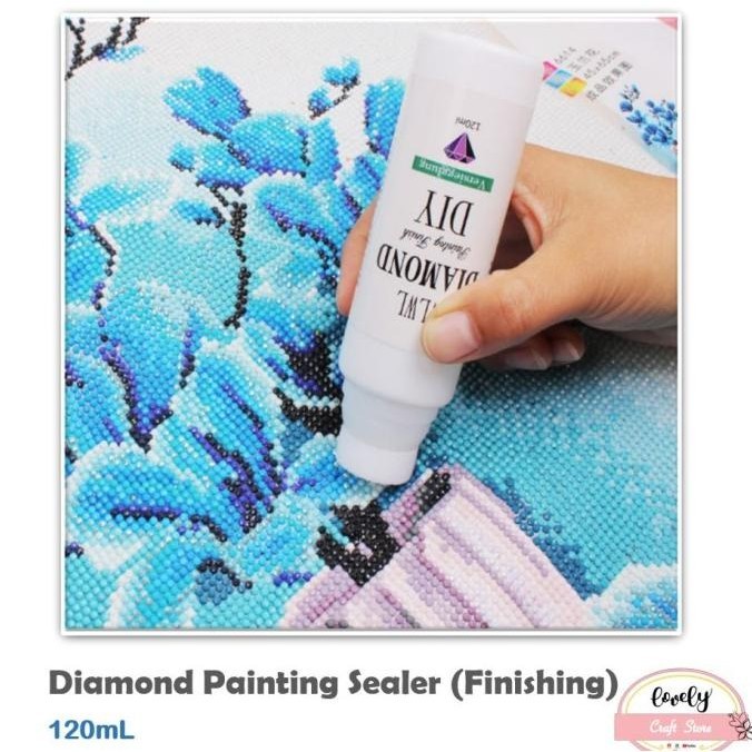 

DIY Diamond Painting Finishing Seal, Hold & Brighten Shine Effect