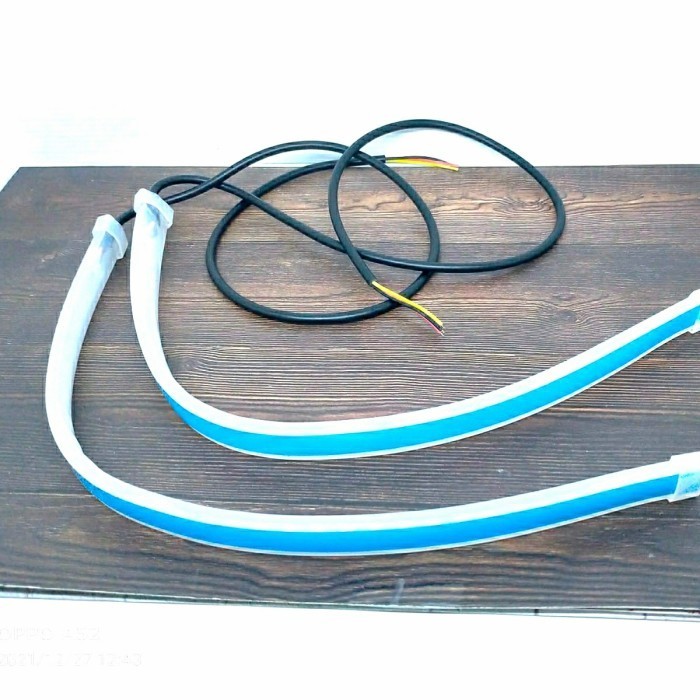 *#*#*#*#] Lampu Alis Running 30 cm Motor Nmax Vario 125 150 Flexibel 4 warna