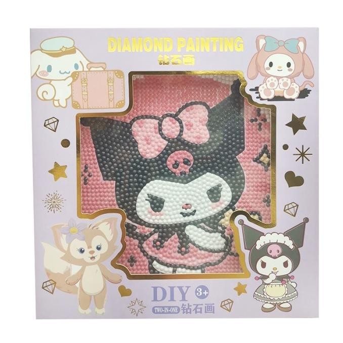 

DIY Frame Diamond Painting Sticker Sanrio Stiker Diamond Kuromi Melody