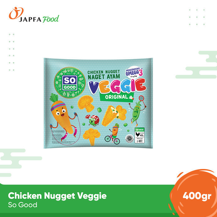 

So Good Chicken Nugget Veggie / Naget Ayam Veggie 400gr