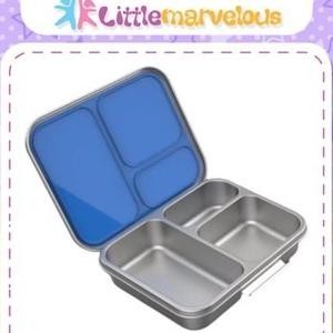 (Anti Nyampur, Anti Tumpah)Tempat Bekal Kotak Makan Stainless Steel Lu
