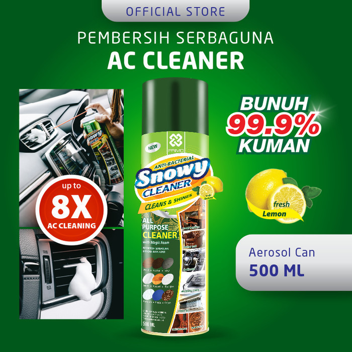 AC CLEANER / PEMBERSIH EVAPORATOR AC MOBIL & RUMAH SNOWY CLEANER 500ML ORIGINAL