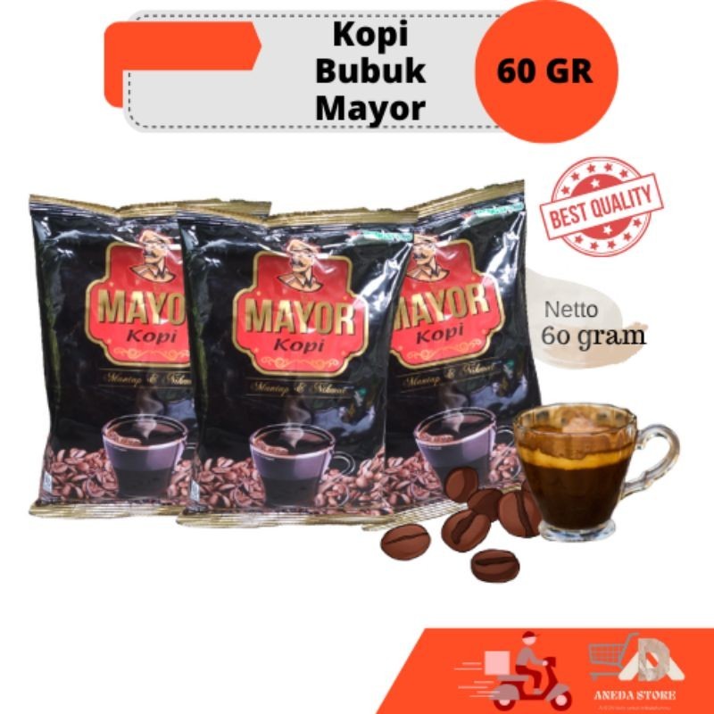 

Kopi Bubuk Mayor | 135 Gram