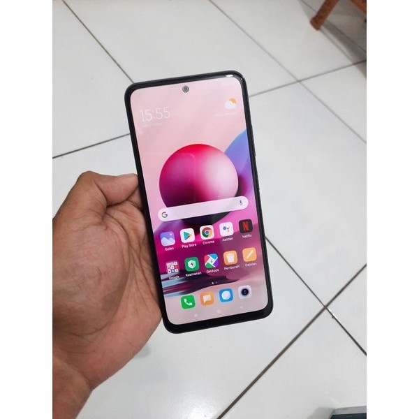 [NBR] Handphone Hp Xiaomi Redmi Note 10s Ram 6gb Internal 64gb Second Seken Bekas Murah