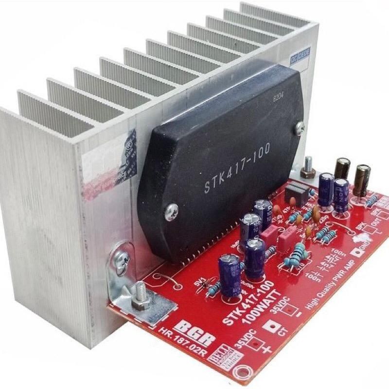 KIT POWER AMPLIFIER STK 417-100 SANYO MINI SIZE AMPLIFIER BELL BGR
