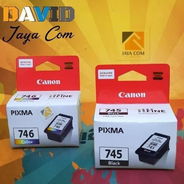 1 Set Tinta Printer Canon 745 & 746 Original Xakonza