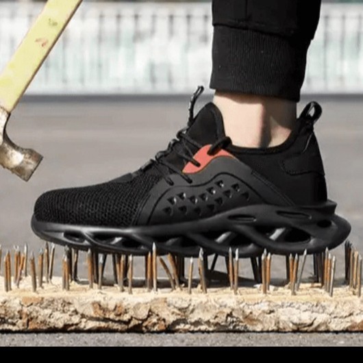 Baru sepatu safety Aeiso V1 Ringan ujung di lapisi besi ada big size