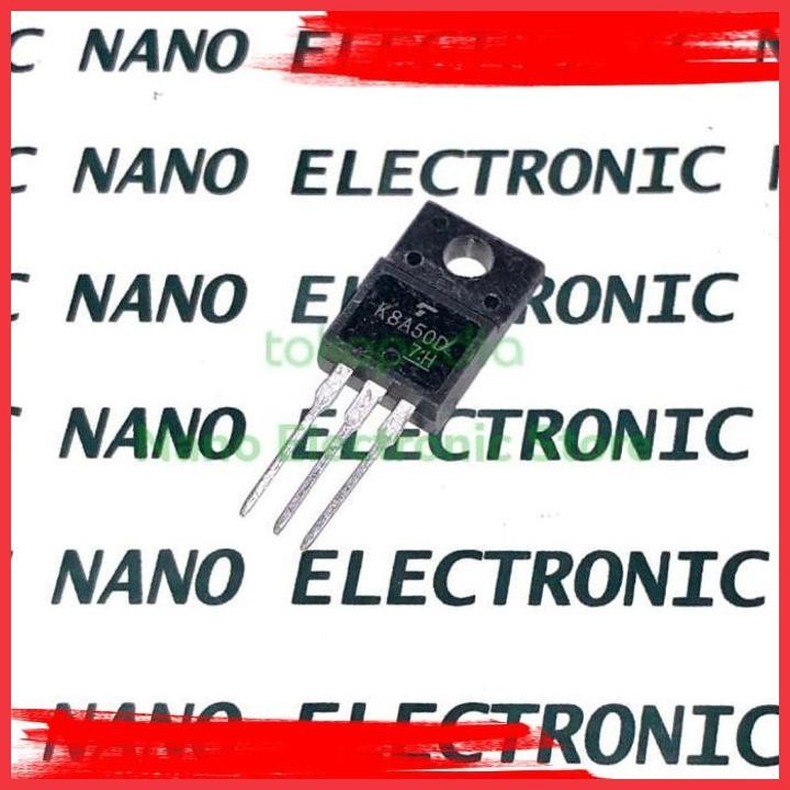 (NANO) TRANSISTOR MOSFET N-CHANNEL K8A50D K8A50 TK8A50D TK 8A50 D TO-220F