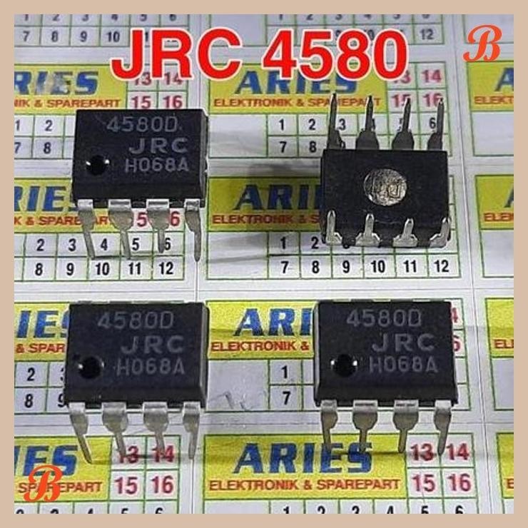 | AIS | IC JRC 4580 ORIGINAL JRC4580 ORI IC DUAL OP AMP JRC 4580