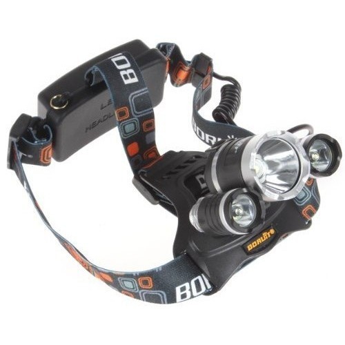 Lampu Senter Kepala Cree XM-L 5000 Lumen T6 High Power Headlamp