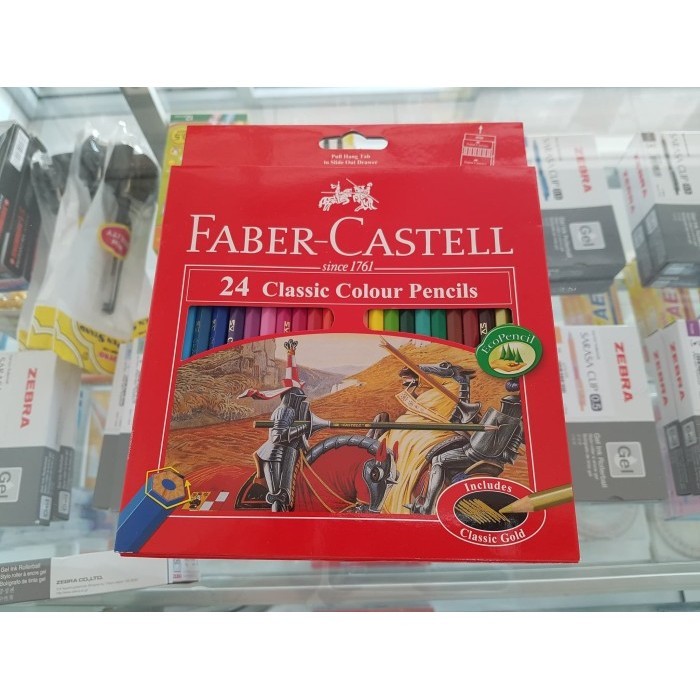 

Nikmati Pensil Warna Faber-Castell / 24 Warna / Classic Colour Pencil / 115854 Bagus