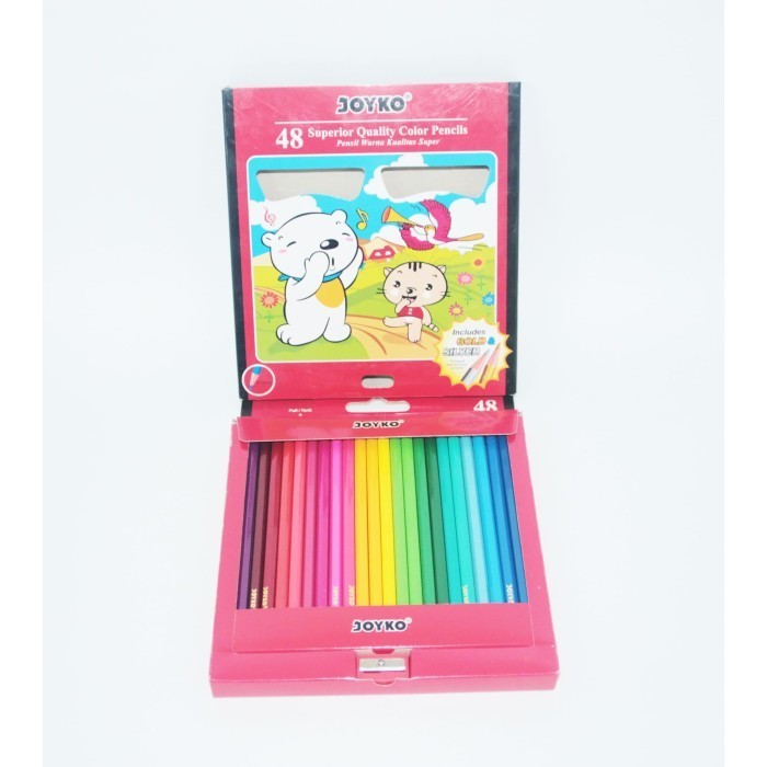 

Murah Colour Pencil / Pensil Warna Joyko Classic Isi 48 Warna Bergaransi
