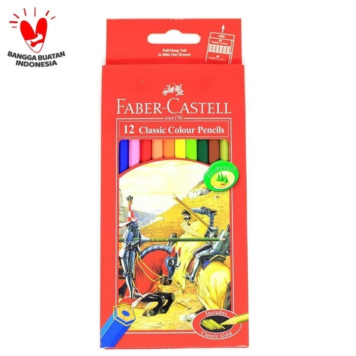 

Nikmati Pensil Warna Faber Castell (12)Classic Colour Original Murah