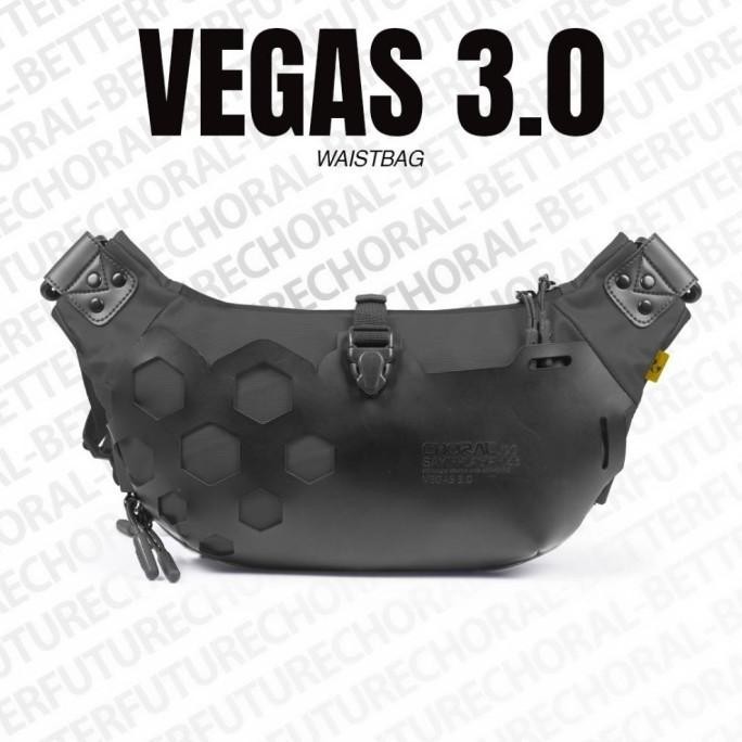 Terbaru Choral Vegas 3.0 Waistbag - Tas Pria Wanita Xaxafork