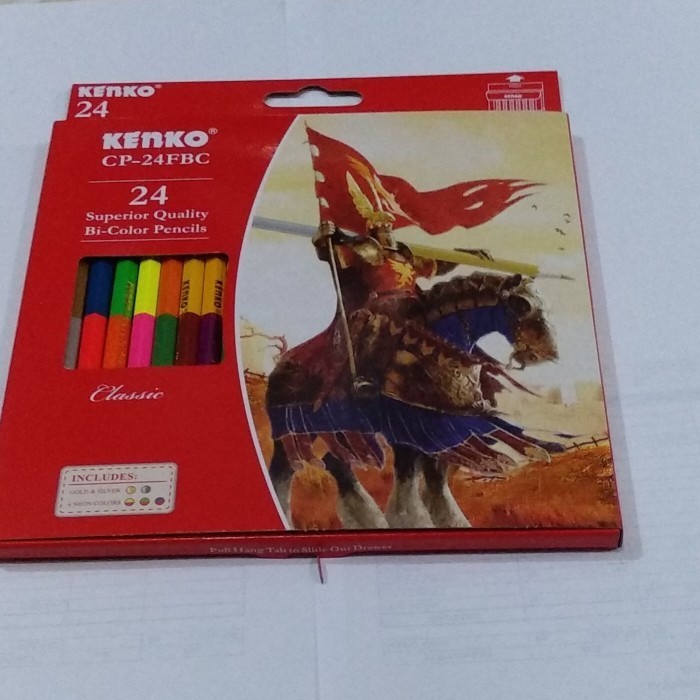 

Berkualitas Kenko Pinsil Warna Panjang Bi Color 24 Bagus