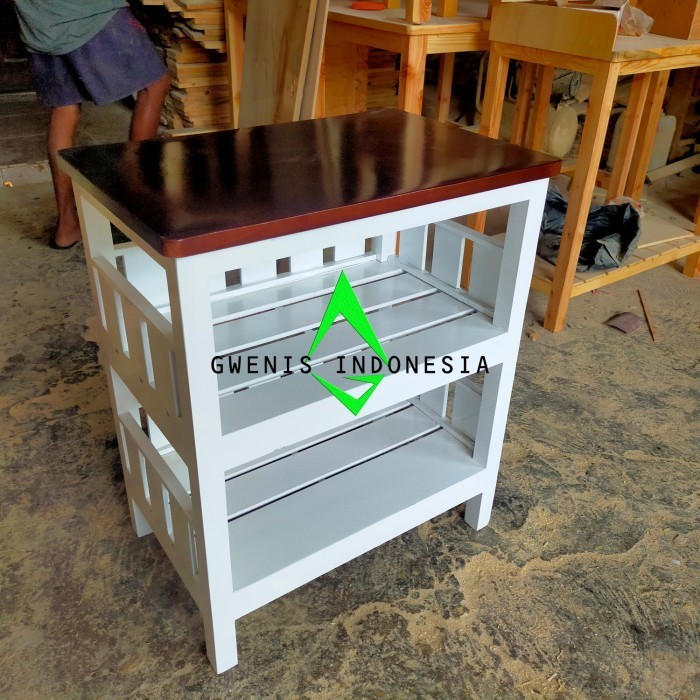 Gwenis Furniture Terlarisss Meja Tv Kayu Jati Belanda