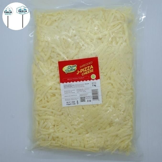 

GREEN VALLEY J-PIZZA KEJU MOZARELA PARUT/SHEREDED 1KG KEJU NGARET