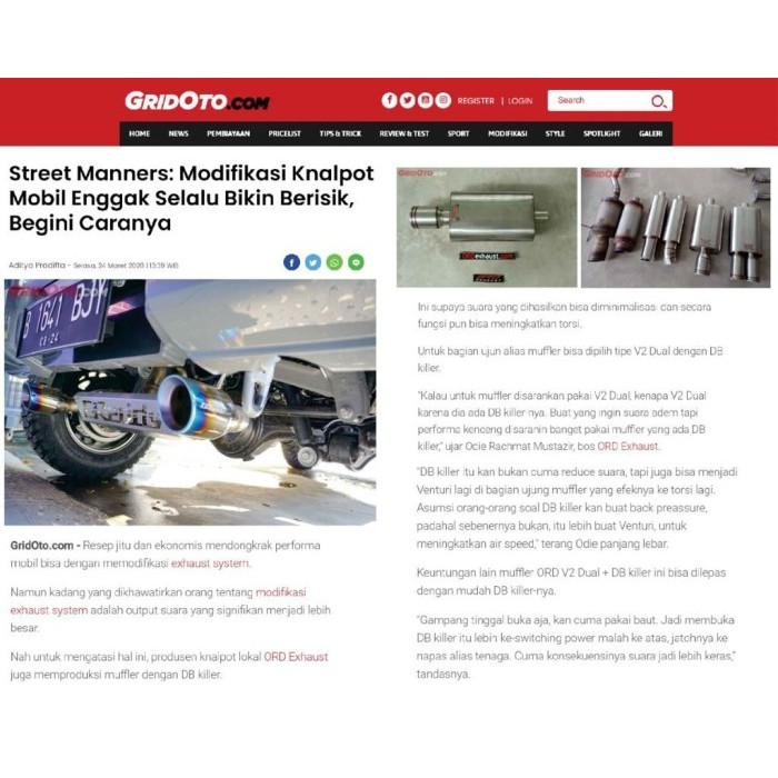 Muffler V2 Dual Ord Exhaust