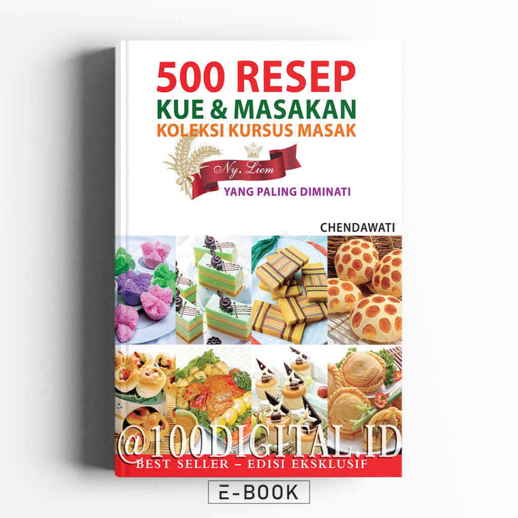 

(ID3107) 500 Resep kue & Masakan Koleksi Kursus Masak Ny.Liem