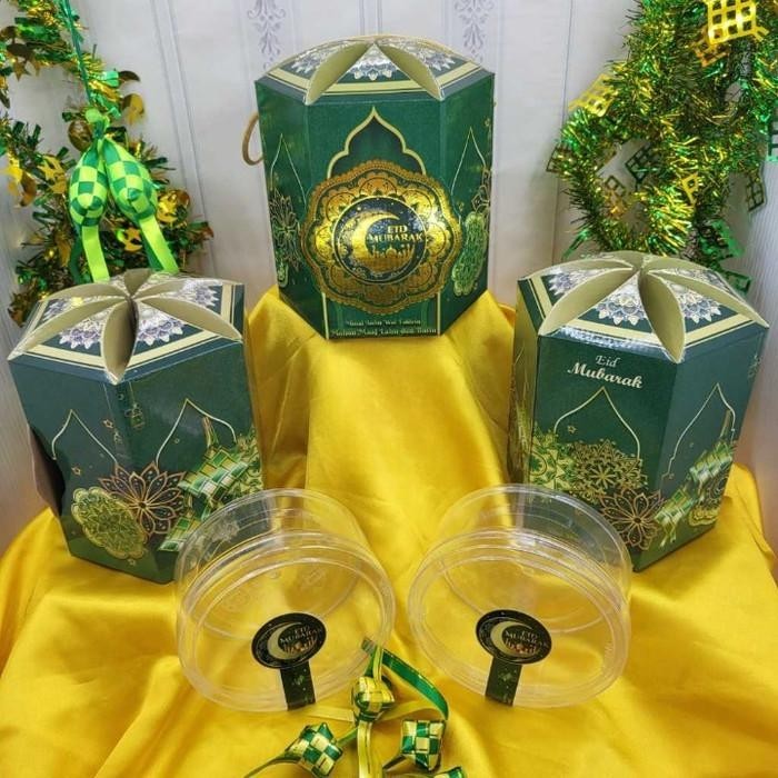 

Box Idul Fitri Isi 2 Toples 500Gr Dus Kue Kering Lebaran Eid Mubarak 015