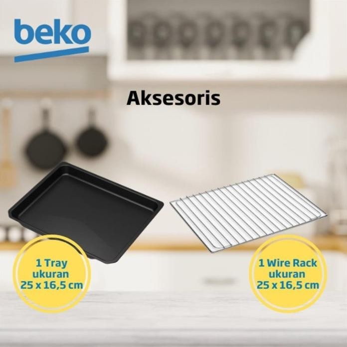 Best Beko Mini Oven 9L Bmf9Eb / Bmf 9Eb Dengan Pemanggang Gratis Ongkir