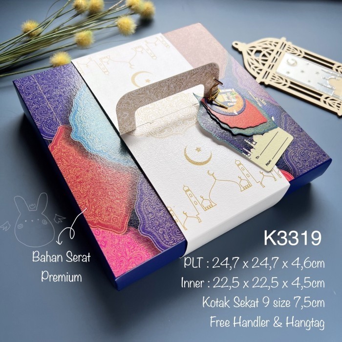 

K3319 Kotak Sekat 9 Pie Dus Pia Susu Box Egg Tart Kue Sus Puding 076