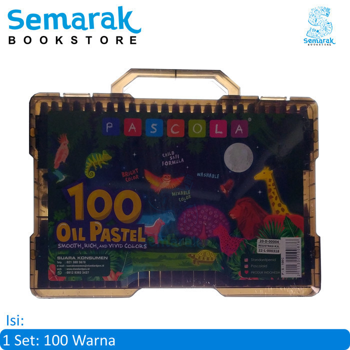 

Promo Pascola Animal Oil Pastel Krayon Aman Bagi Anak - 100 Warna Berkualitas