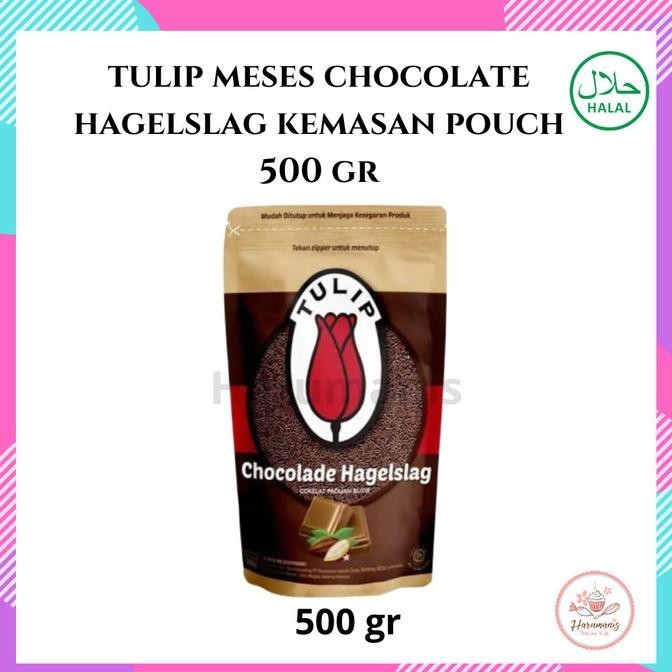 

+++++] Tulip Meses Chocolate Hagelslag Kemasan Pouch 500 gr