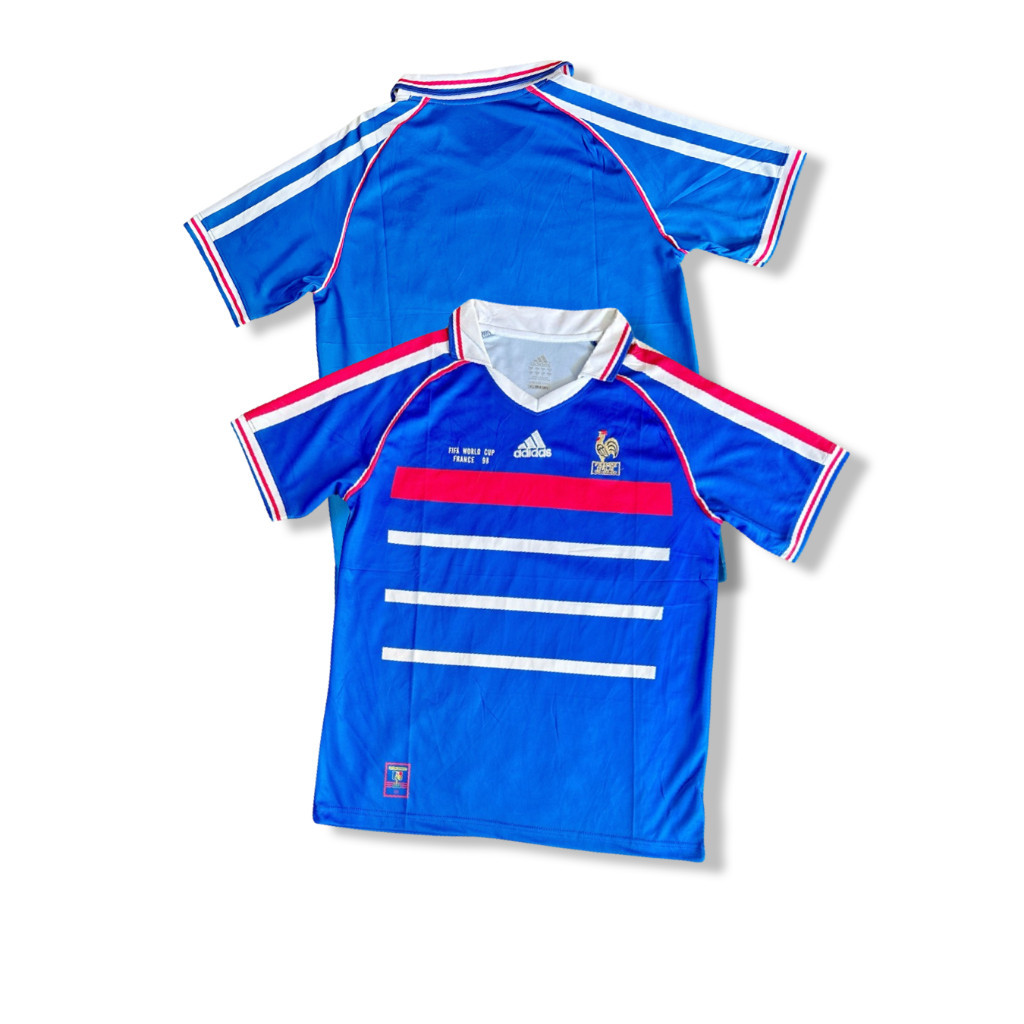 [BEST SELLER] NEW PRODUCT OBRAL JERSEY BOLA FRANCE HOME 1999 RETRO / BAJU BOLA / JERSEY BOLA