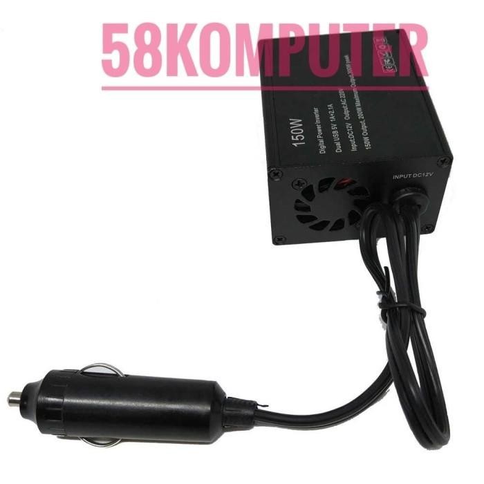 NEW CAR POWER INVERTER DC TO AC INVERTER LIGHTER MOBIL DC 12V TO AC