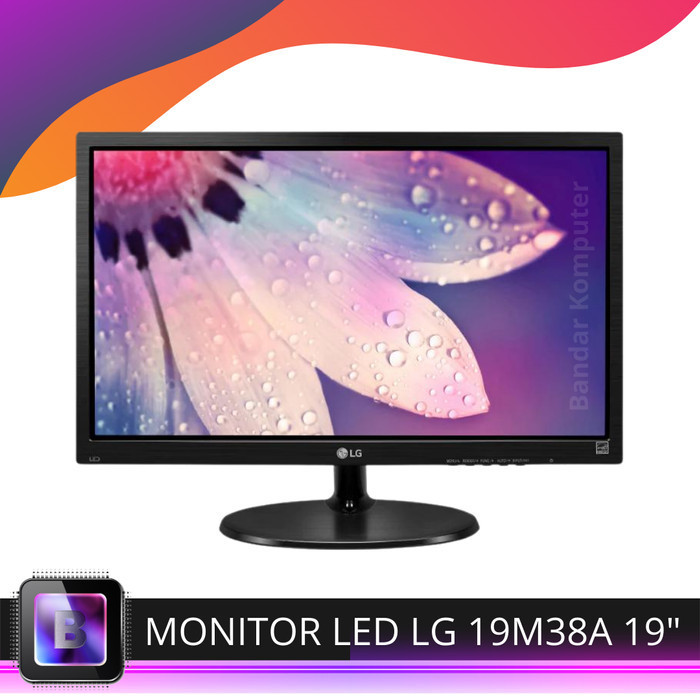 Terlaris Monitor Lg 19M38A 19" Led Monitor 19 Inch Promo Terbaru
