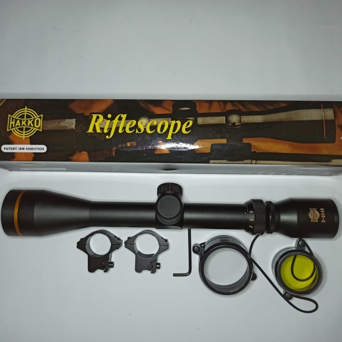 Terlaris Telescope Hakko 3-9X40 Ring Gold Promo Terbaru