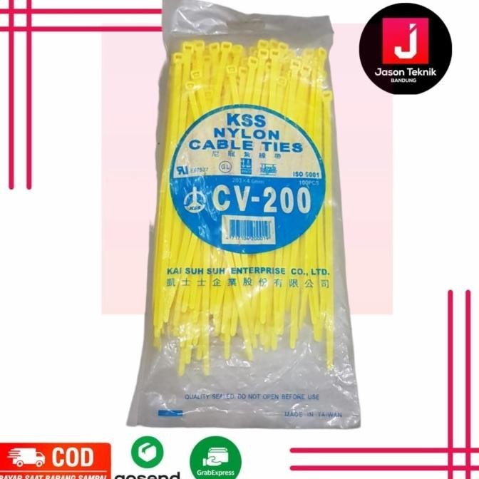 

monggo] KSS TALI RIVET ATAU CABEL TIES UKURAN 4.6 X 203MM TAIWAN