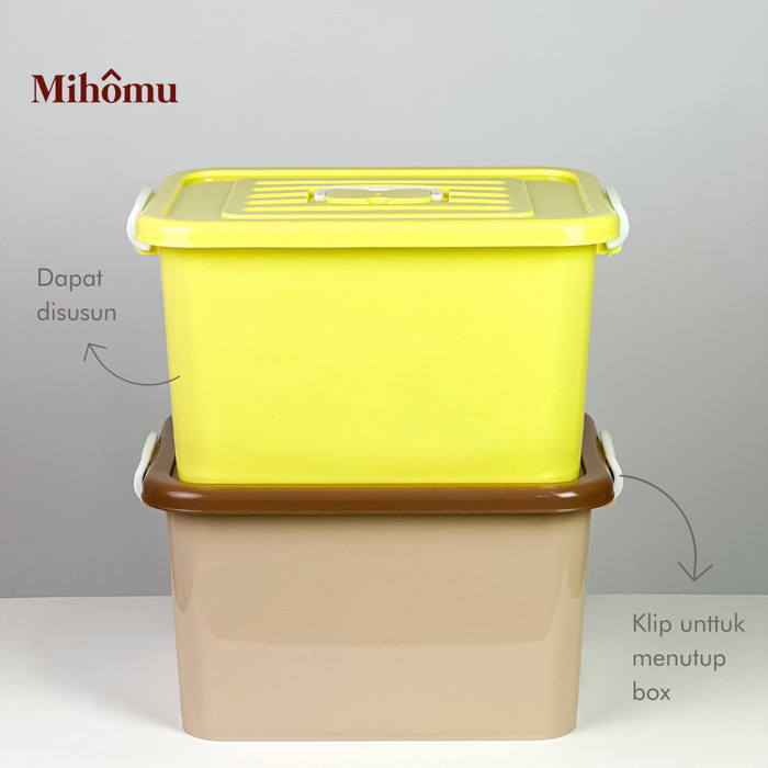 Buruan beli] Container Kontainer Box Serbaguna 20 Liter/ Kotak Storage Box Plastik