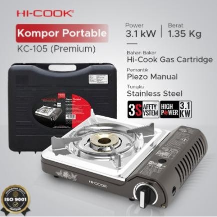 Kompor Portable Hi Cook Kc105 Kualitas Premium