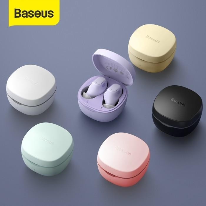 Baseus Earphone / Headset Earbuds Bluetooth Wireless TWS Encok WM01 Berkualitas