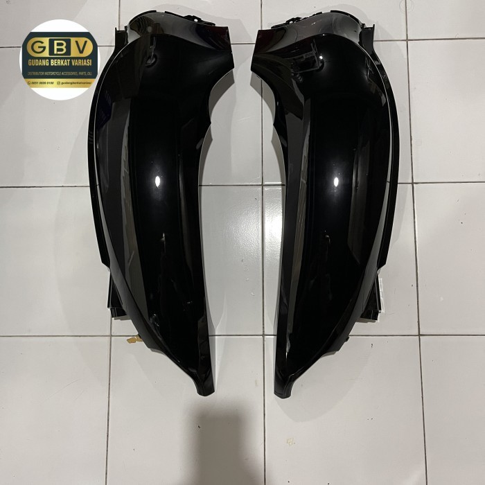 Cover Body Scoopy 2020 Hitam Kap Rangka Samping Kanan Kiri Gratis Ongkir