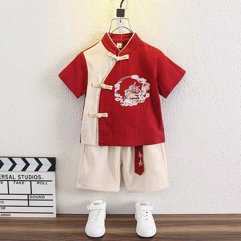 [SVT COLLECTIONS] Zhou Hanfu Set/ Setelan Hanfu Anak/ Baju Imlek Anak Laki Laki Perempuan