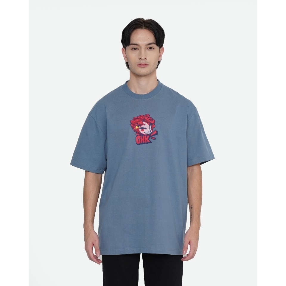 [HIGH QUALITY COLLECTIONS] Erigo T-Shirt Chika JKT48 Blue Denim By Kemas Acil