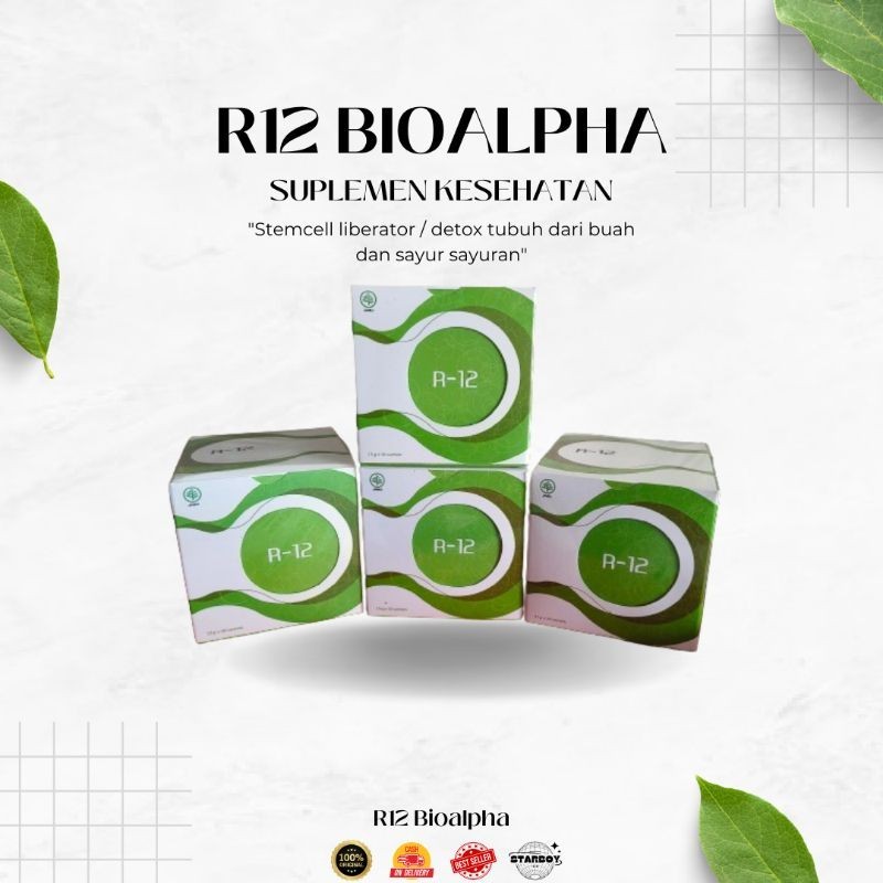 PROMO R12 Bioalpha 30 Saset | Rnw Bio Alpha | Stemcell Liberator Alpha Health